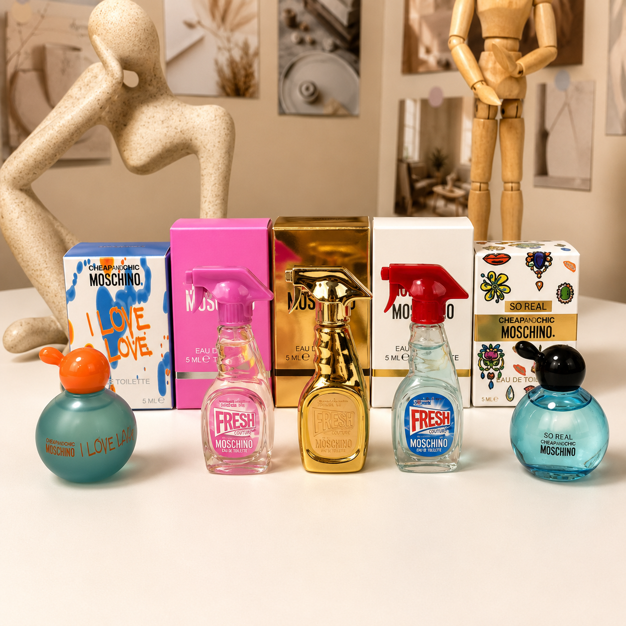 Coffret Moschino miniature collection